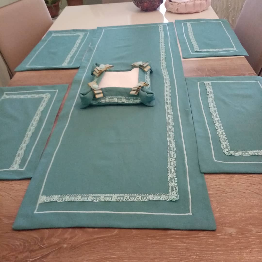Kurdele Güllü Bej Kırlent